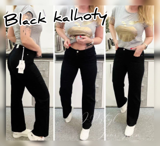 Black kalhoty