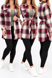 Dlouhá kabátková košile Lady